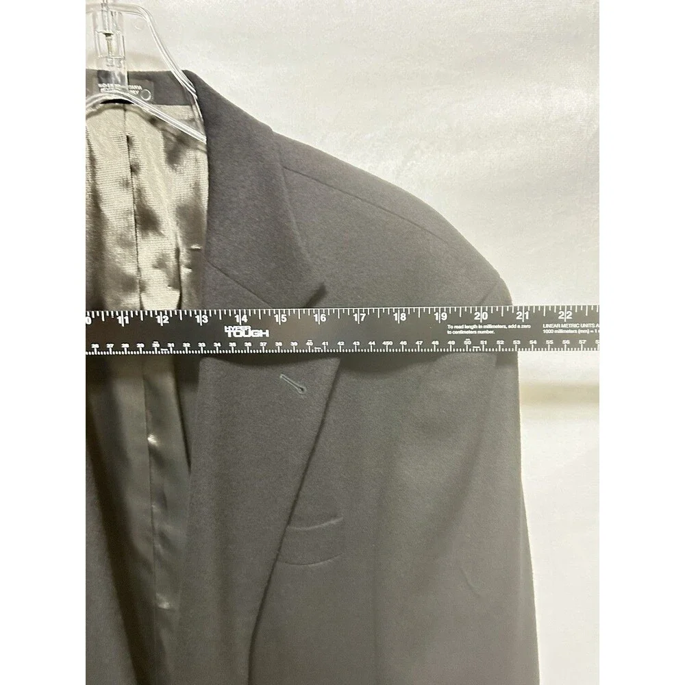Oscar De La Renta Mens 46R Wool Cashmere Jacket Coat